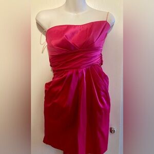 Forever 21 Fuchsia Strapless Dress